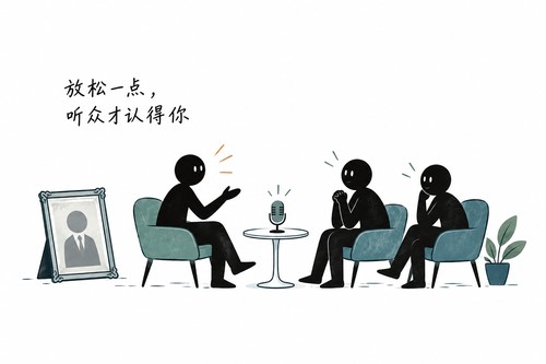 放松一点，听众才认得你